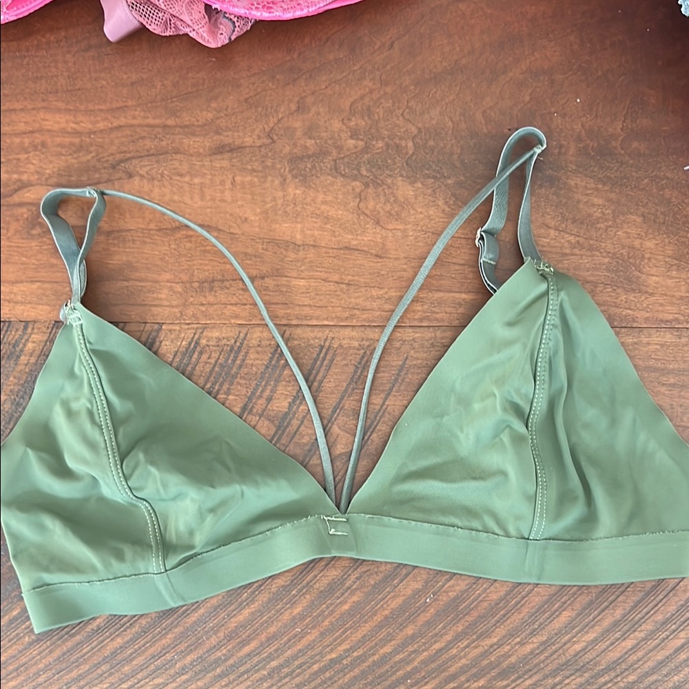 Green Triangle Bralette